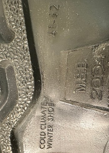 Siyah Erkek kar botu yds marka - Görsel 5