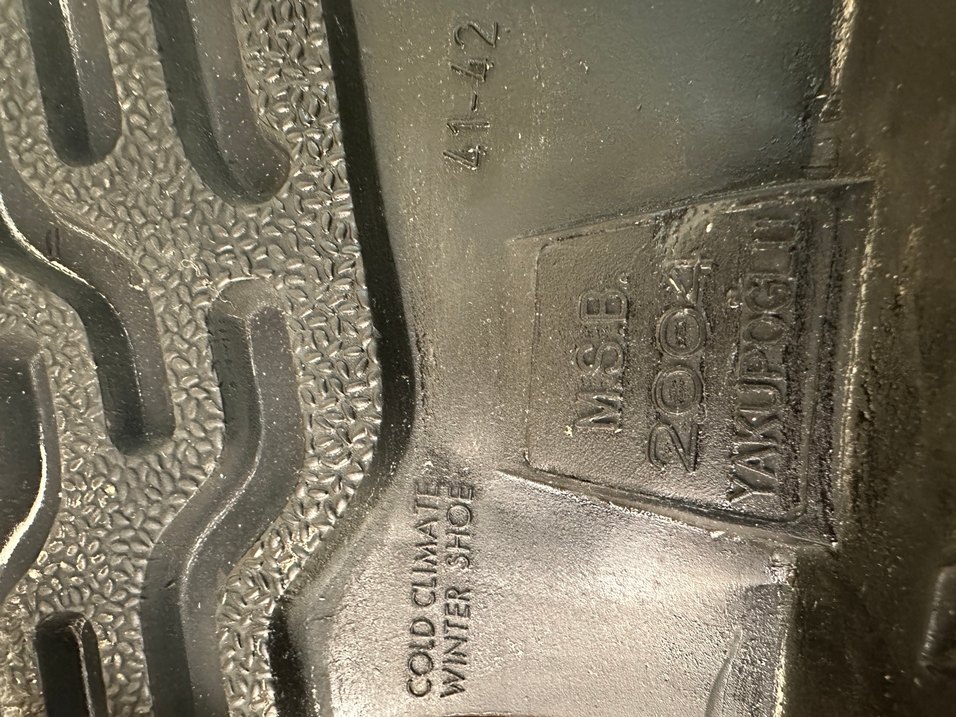 Siyah Erkek kar botu yds marka - Görsel 5