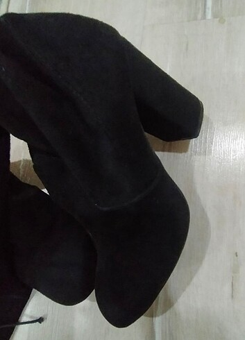 39 Beden Topuklu süet çizme