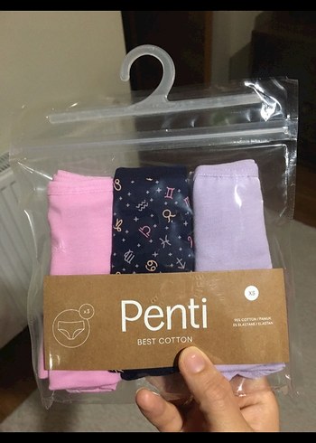iki paket Penti külot