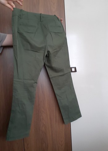 Journey Kadın Haki Kumaş Pantolon Midi Boy