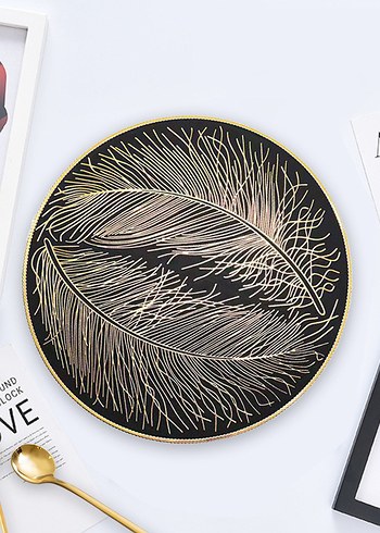 Altın Renkli Sofra Şıklığı Supla sunum - Görsel 2