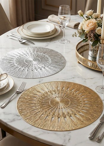 Parlak Altın Modern Gümüş  Klasik Amerikan Servisi - Görsel 6