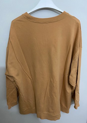 Bej Kadın Basic Sweatshirt - Görsel 2