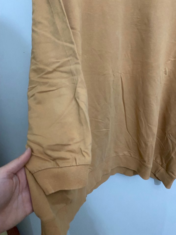 Bej Kadın Basic Sweatshirt - Görsel 4