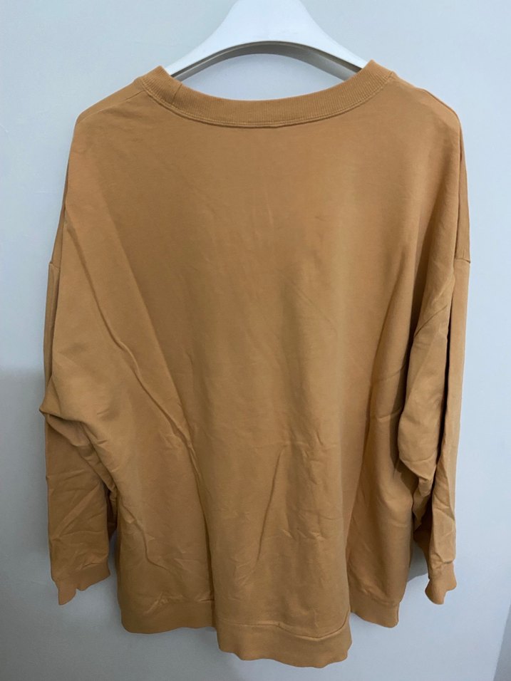 Bej Kadın Basic Sweatshirt - Görsel 2