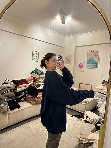 l Beden lacivert Renk Pull bear sweat