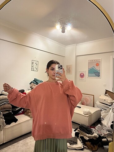 Pembe sweat hm