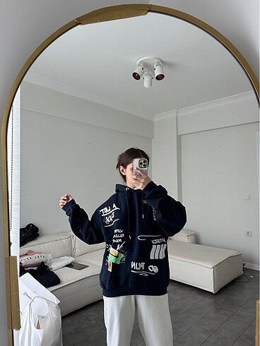 Desenli Sweatshirt