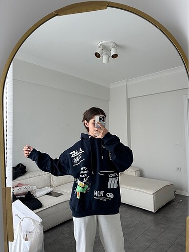 Diğer Desenli Sweatshirt