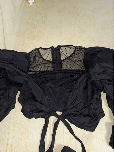 Trendyol & Milla Balon kol crop