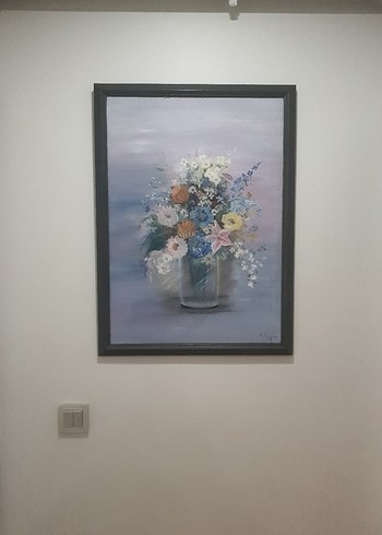 FIRSAT ! İmzalı Natürmört Yağlıboya Tablo - Görsel 5