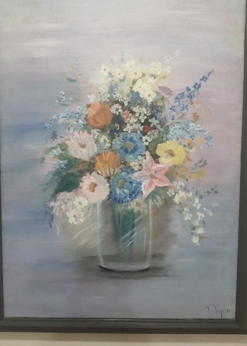 FIRSAT ! İmzalı Natürmört Yağlıboya Tablo - Görsel 2