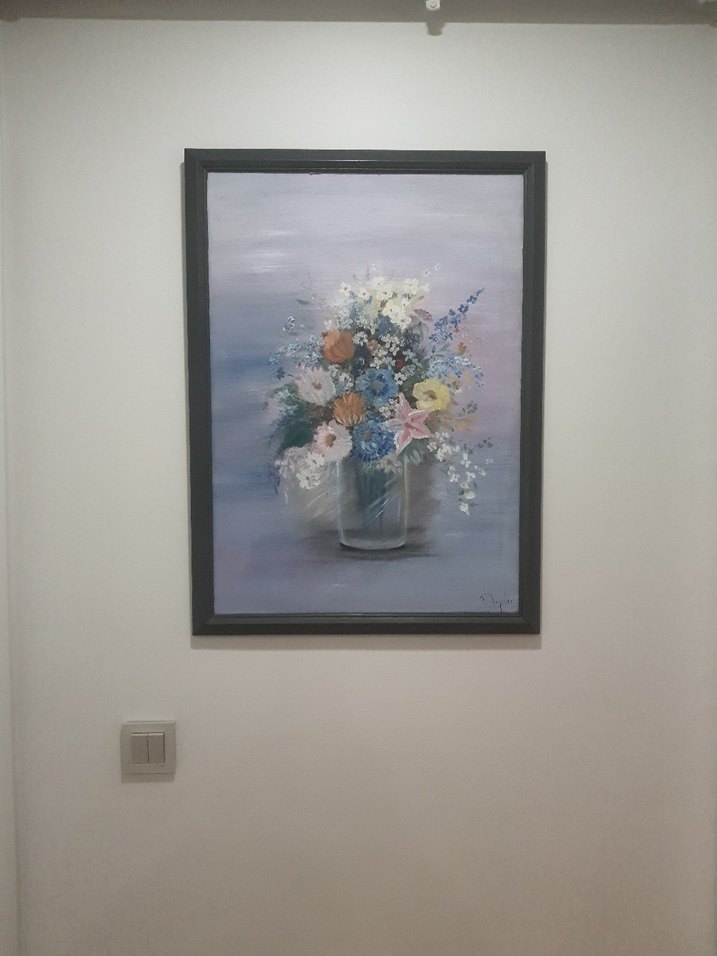 FIRSAT ! İmzalı Natürmört Yağlıboya Tablo - Görsel 5