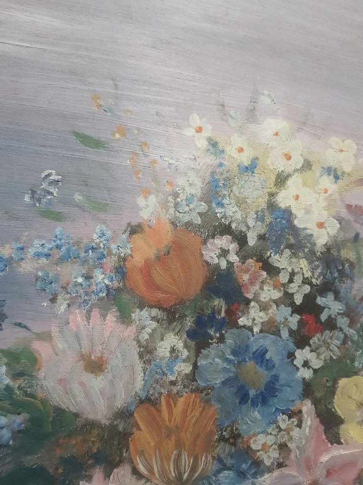 FIRSAT ! İmzalı Natürmört Yağlıboya Tablo - Görsel 4