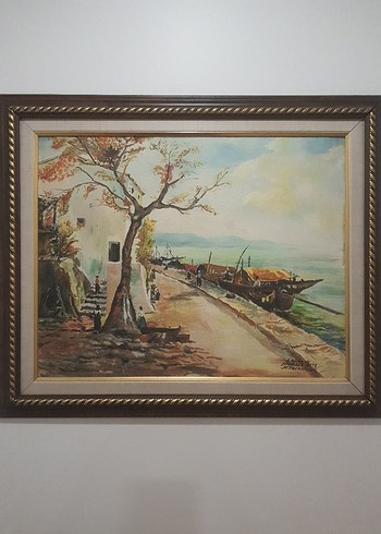 FIRSAT ! Ünlü Ressam Yağlıboya Tablo - Görsel 3