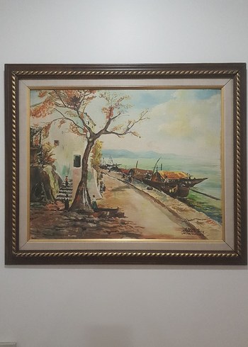 FIRSAT ! Ünlü Ressam Yağlıboya Tablo - Görsel 2