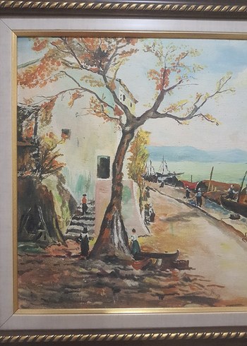 FIRSAT ! Ünlü Ressam Yağlıboya Tablo - Görsel 4