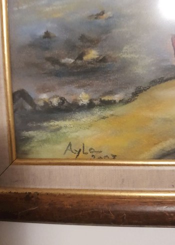 İmzalı İstanbul Boğaz Temalı Tablo - Görsel 2