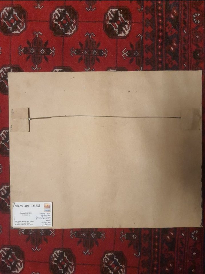 İmzalı İstanbul Boğaz Temalı Tablo - Görsel 5