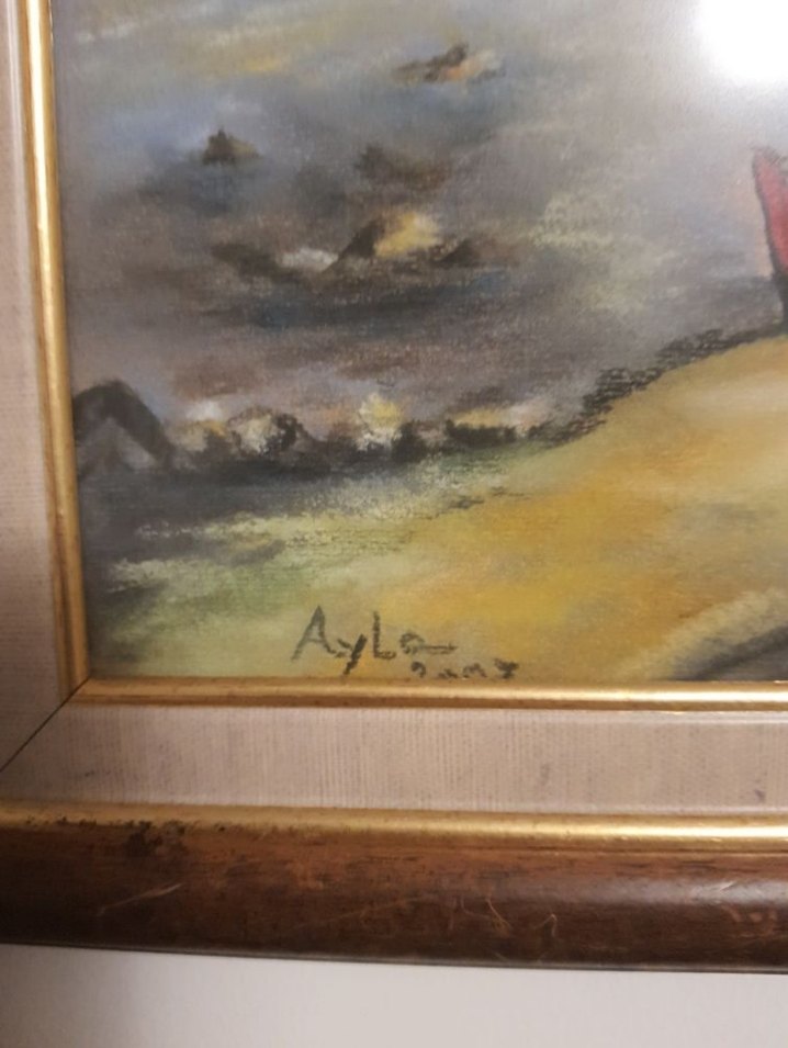 İmzalı İstanbul Boğaz Temalı Tablo - Görsel 2