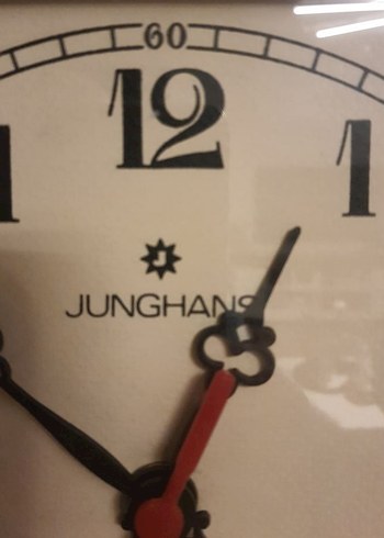 Beden kahverengi Renk Antika Orjinal Alman JUNGHANS Duvar Saati