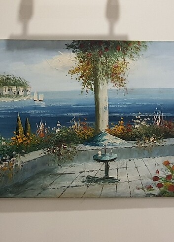 Diğer Antika 60x120 cm Tuval Yağlıboya Tablo