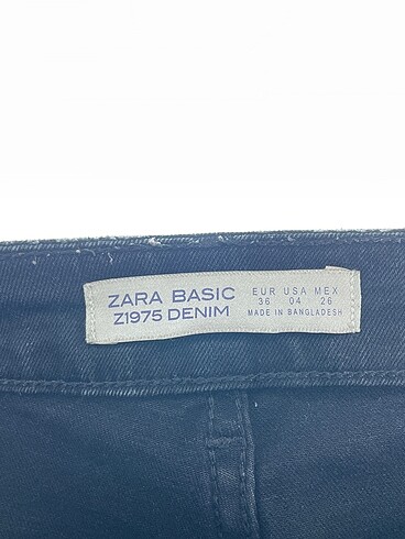 36 Beden siyah Renk Zara Jean / Kot %70 İndirimli.
