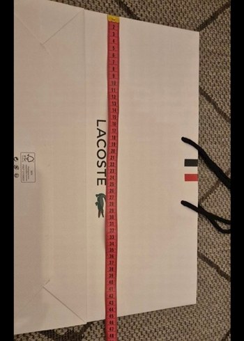 Lacoste orjinel karton poset - Görsel 3