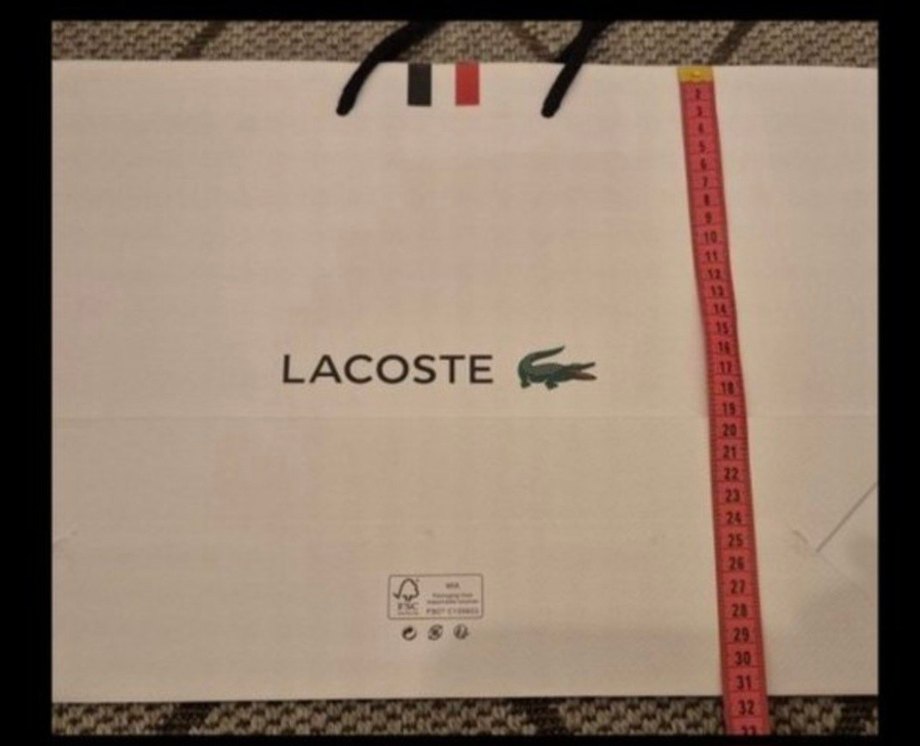 Lacoste orjinel karton poset - Görsel 2
