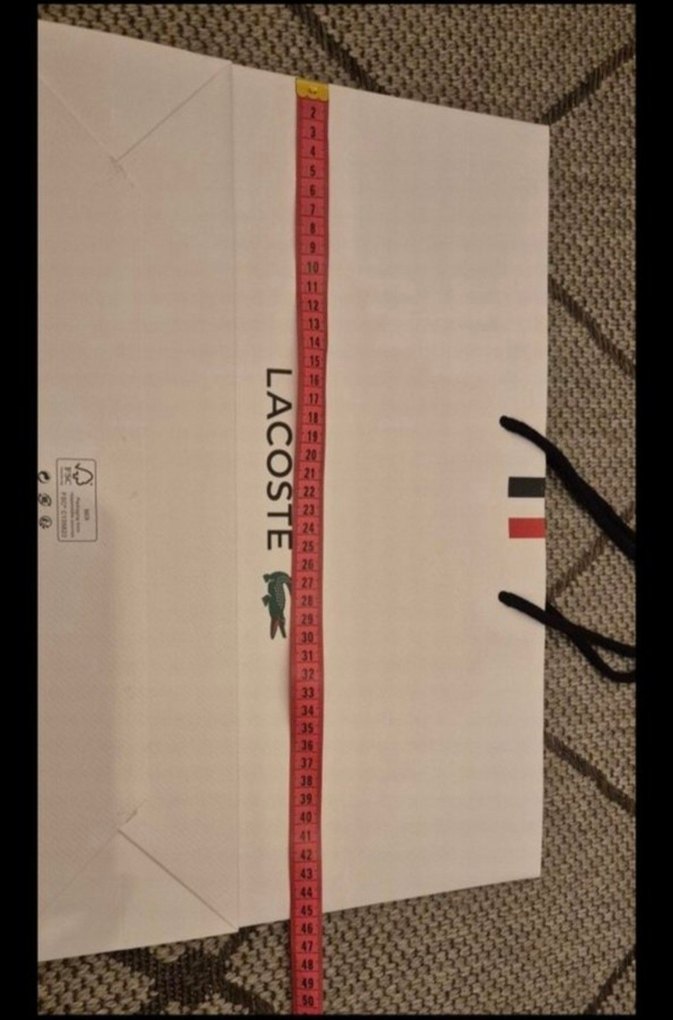 Lacoste orjinel karton poset - Görsel 3