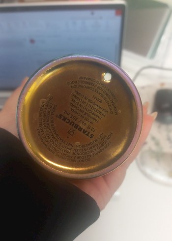 Çok Renkli Starbucks Termos Bardak - Görsel 3