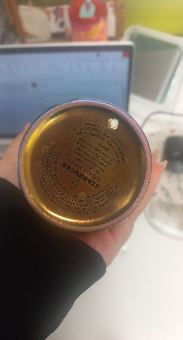 Çok Renkli Starbucks Termos Bardak - Görsel 3