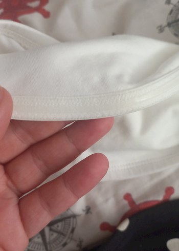 Beyaz ve Siyah Puantiyeli straplez sütyen - Görsel 2