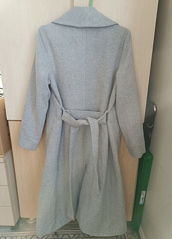 Primark Astarlı Gri kaşe kaban