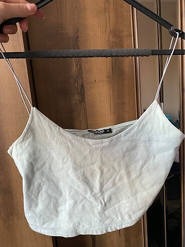 Su yeşili atlet crop