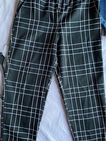 Kumaş ekose pantolon