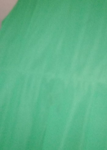 Drapeli Altın Renk Uzun Kollu Tesettür Elbise - Görsel 5