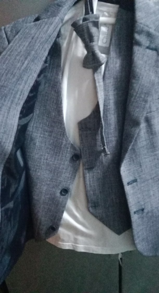 Gri Erkek Mini Takım Elbise Ceket - Görsel 2