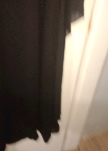 siyah  deri detayli abiye - Görsel 6