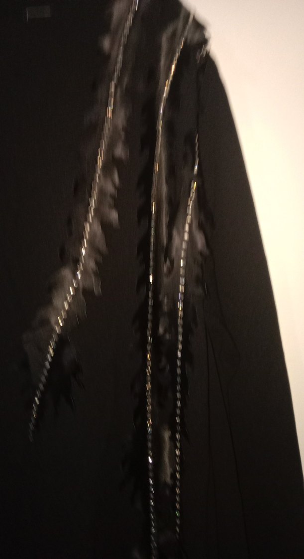 siyah  deri detayli abiye - Görsel 5