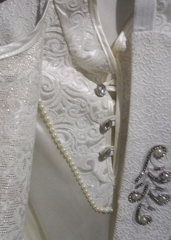 İşlemeli taşlı sünnet Elbisesi - Görsel 7