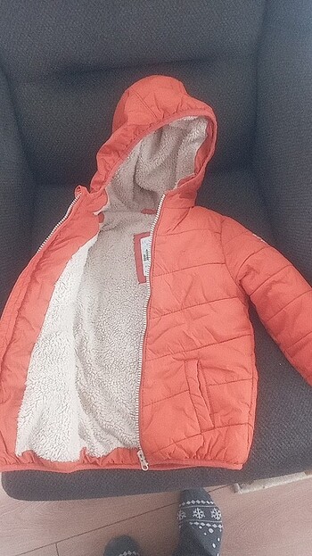 4 Yaş Beden turuncu Renk Cocuk mont