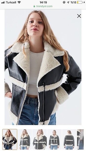 Mavi jeans biker ceket