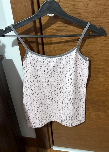 Beyaz İnce Askılı Mini Kadın Atlet
