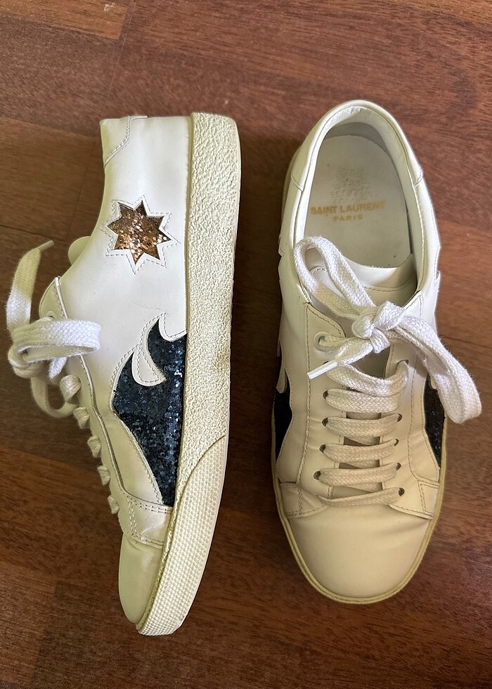 Saint Laurent Paris Kadın Spor Ayakkabı - Görsel 4