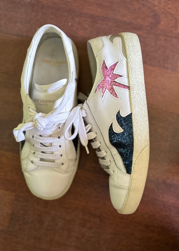 Saint Laurent Paris Kadın Spor Ayakkabı - Görsel 5