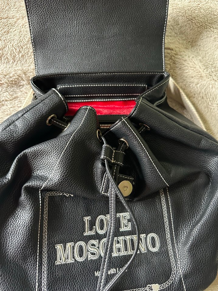 Love Moschino Siyah Deri Kadın Çanta - Görsel 2