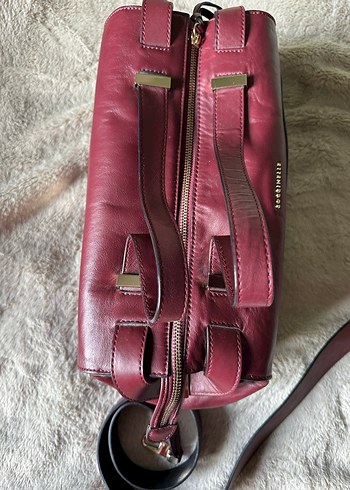 Coccinelle Vintage Bordo Çanta - Görsel 4