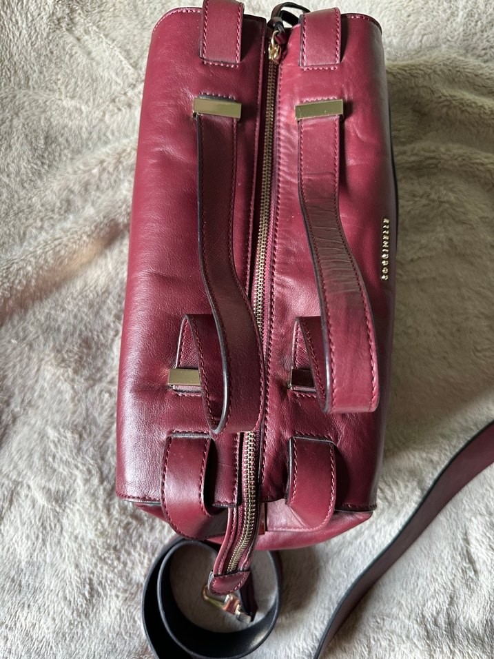 Coccinelle Vintage Bordo Çanta - Görsel 4